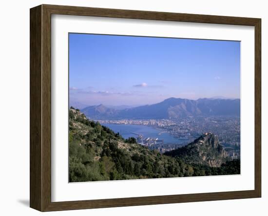 View Over Palermo, Island of Sicily, Italy, Mediterranean-Oliviero Olivieri-Framed Photographic Print