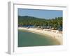 View over Palolem Beach, Palolem, Goa, India, Asia-Stuart Black-Framed Photographic Print