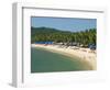 View over Palolem Beach, Palolem, Goa, India, Asia-Stuart Black-Framed Photographic Print