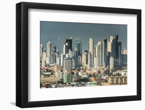 View over Panama City from El Ancon, Panama, Central America-Michael Runkel-Framed Photographic Print