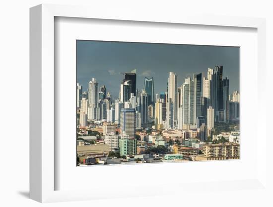 View over Panama City from El Ancon, Panama, Central America-Michael Runkel-Framed Photographic Print