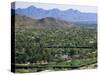 View Over Paradise Valley from the Slopes of Camelback Mountain, Phoenix, Arizona, USA-Ruth Tomlinson-Stretched Canvas