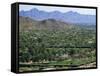 View Over Paradise Valley from the Slopes of Camelback Mountain, Phoenix, Arizona, USA-Ruth Tomlinson-Framed Stretched Canvas