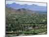 View Over Paradise Valley from the Slopes of Camelback Mountain, Phoenix, Arizona, USA-Ruth Tomlinson-Mounted Photographic Print