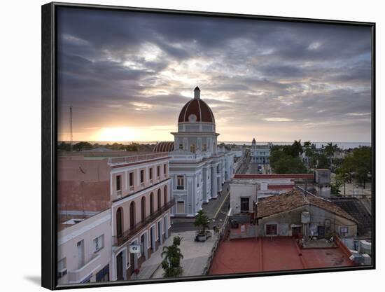 View Over Parque Jose Marti at Sunset From the Roof of the Hotel La Union, Cienfuegos, Cuba-Lee Frost-Framed Photographic Print