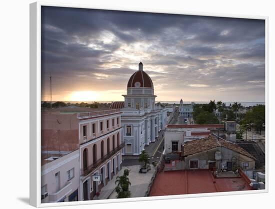 View Over Parque Jose Marti at Sunset From the Roof of the Hotel La Union, Cienfuegos, Cuba-Lee Frost-Framed Photographic Print