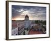 View Over Parque Jose Marti at Sunset From the Roof of the Hotel La Union, Cienfuegos, Cuba-Lee Frost-Framed Photographic Print