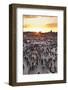 View over People in the Place Djemaa El Fna at Sunset, Marrakech, Morocco, North Africa, Africa-Matthew Williams-Ellis-Framed Photographic Print