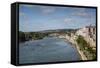 View over People Kayaking in Rio San Juan and the City of Matanzas, Cuba, West Indies-Yadid Levy-Framed Stretched Canvas