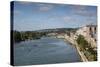 View over People Kayaking in Rio San Juan and the City of Matanzas, Cuba, West Indies-Yadid Levy-Stretched Canvas