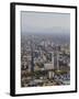 View over Plaza Baquedano and the Telefonica Tower, Cerro San Cristobal, Santiago, Chile-Yadid Levy-Framed Photographic Print
