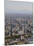 View over Plaza Baquedano and the Telefonica Tower, Cerro San Cristobal, Santiago, Chile-Yadid Levy-Mounted Photographic Print