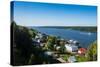 View over Plyos and the Volga River, Golden Ring, Russia, Europe-Michael Runkel-Stretched Canvas