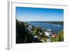 View over Plyos and the Volga River, Golden Ring, Russia, Europe-Michael Runkel-Framed Photographic Print