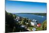 View over Plyos and the Volga River, Golden Ring, Russia, Europe-Michael Runkel-Mounted Photographic Print