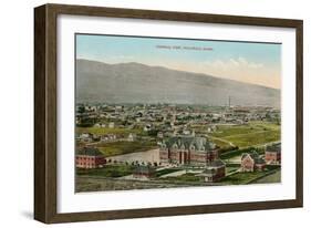 View over Pocatello, Idaho-null-Framed Art Print