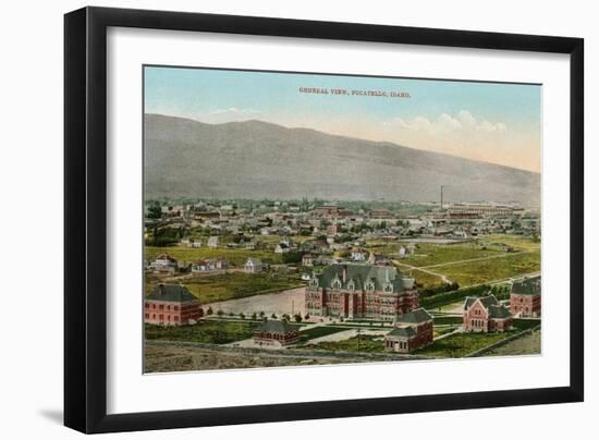 View over Pocatello, Idaho-null-Framed Art Print