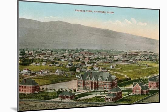 View over Pocatello, Idaho-null-Mounted Art Print