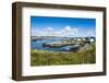 View over Port Aux Basques, Newfoundland, Canada, North America-Michael Runkel-Framed Photographic Print