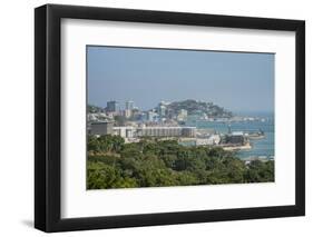 View over Port Moresby, Papua New Guinea, Pacific-Michael Runkel-Framed Photographic Print