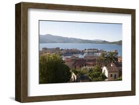 View over Portoferraio, Elba Island, Italy, Mediterranean, Europe-Oliviero Olivieri-Framed Photographic Print