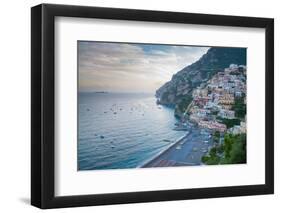 View over Positano, Costiera Amalfitana (Amalfi Coast), UNESCO World Heritage Site-Frank Fell-Framed Photographic Print