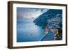 View over Positano, Costiera Amalfitana (Amalfi Coast), UNESCO World Heritage Site-Frank Fell-Framed Photographic Print