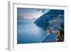 View over Positano, Costiera Amalfitana (Amalfi Coast), UNESCO World Heritage Site-Frank Fell-Framed Photographic Print