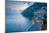 View over Positano, Costiera Amalfitana (Amalfi Coast), UNESCO World Heritage Site-Frank Fell-Mounted Photographic Print