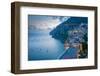 View over Positano, Costiera Amalfitana (Amalfi Coast), UNESCO World Heritage Site-Frank Fell-Framed Premium Photographic Print