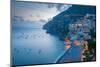 View over Positano, Costiera Amalfitana (Amalfi Coast), UNESCO World Heritage Site-Frank Fell-Mounted Premium Photographic Print