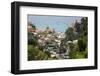 View over Positano, Costiera Amalfitana (Amalfi Coast), UNESCO World Heritage Site-Frank Fell-Framed Photographic Print