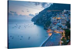View over Positano, Costiera Amalfitana (Amalfi Coast), UNESCO World Heritage Site-Frank Fell-Stretched Canvas