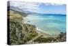 View over Preveli Beach, Crete, Greek Islands, Greece, Europe-Michael Runkel-Stretched Canvas