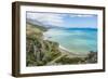 View over Preveli Beach, Crete, Greek Islands, Greece, Europe-Michael Runkel-Framed Photographic Print