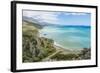 View over Preveli Beach, Crete, Greek Islands, Greece, Europe-Michael Runkel-Framed Photographic Print