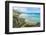 View over Preveli Beach, Crete, Greek Islands, Greece, Europe-Michael Runkel-Framed Photographic Print