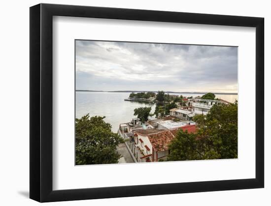 View over Punta Gorda and the Cienfuegos Bay, Cienfuegos, Cuba, West Indies, Caribbean-Yadid Levy-Framed Photographic Print