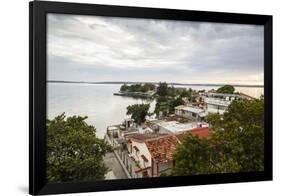 View over Punta Gorda and the Cienfuegos Bay, Cienfuegos, Cuba, West Indies, Caribbean-Yadid Levy-Framed Photographic Print