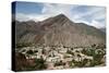 View over Purmamarca from the Camino De Los Colorados Trail-Yadid Levy-Stretched Canvas