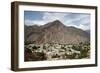 View over Purmamarca from the Camino De Los Colorados Trail-Yadid Levy-Framed Photographic Print