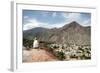 View over Purmamarca from the Camino De Los Colorados Trail-Yadid Levy-Framed Photographic Print