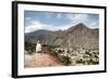 View over Purmamarca from the Camino De Los Colorados Trail-Yadid Levy-Framed Photographic Print