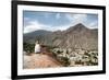 View over Purmamarca from the Camino De Los Colorados Trail-Yadid Levy-Framed Photographic Print