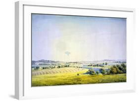 View over Putbus, 1824-1825-Caspar David Friedrich-Framed Giclee Print