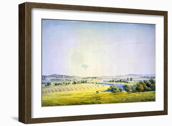 View over Putbus, 1824-1825-Caspar David Friedrich-Framed Giclee Print