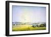 View over Putbus, 1824-1825-Caspar David Friedrich-Framed Giclee Print