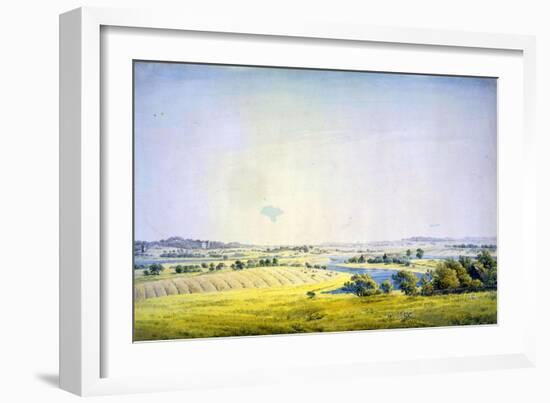 View over Putbus, 1824-1825-Caspar David Friedrich-Framed Giclee Print