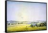 View over Putbus, 1824-1825-Caspar David Friedrich-Framed Stretched Canvas