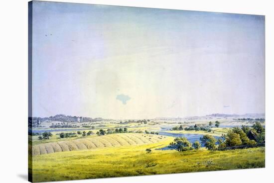 View over Putbus, 1824-1825-Caspar David Friedrich-Stretched Canvas
